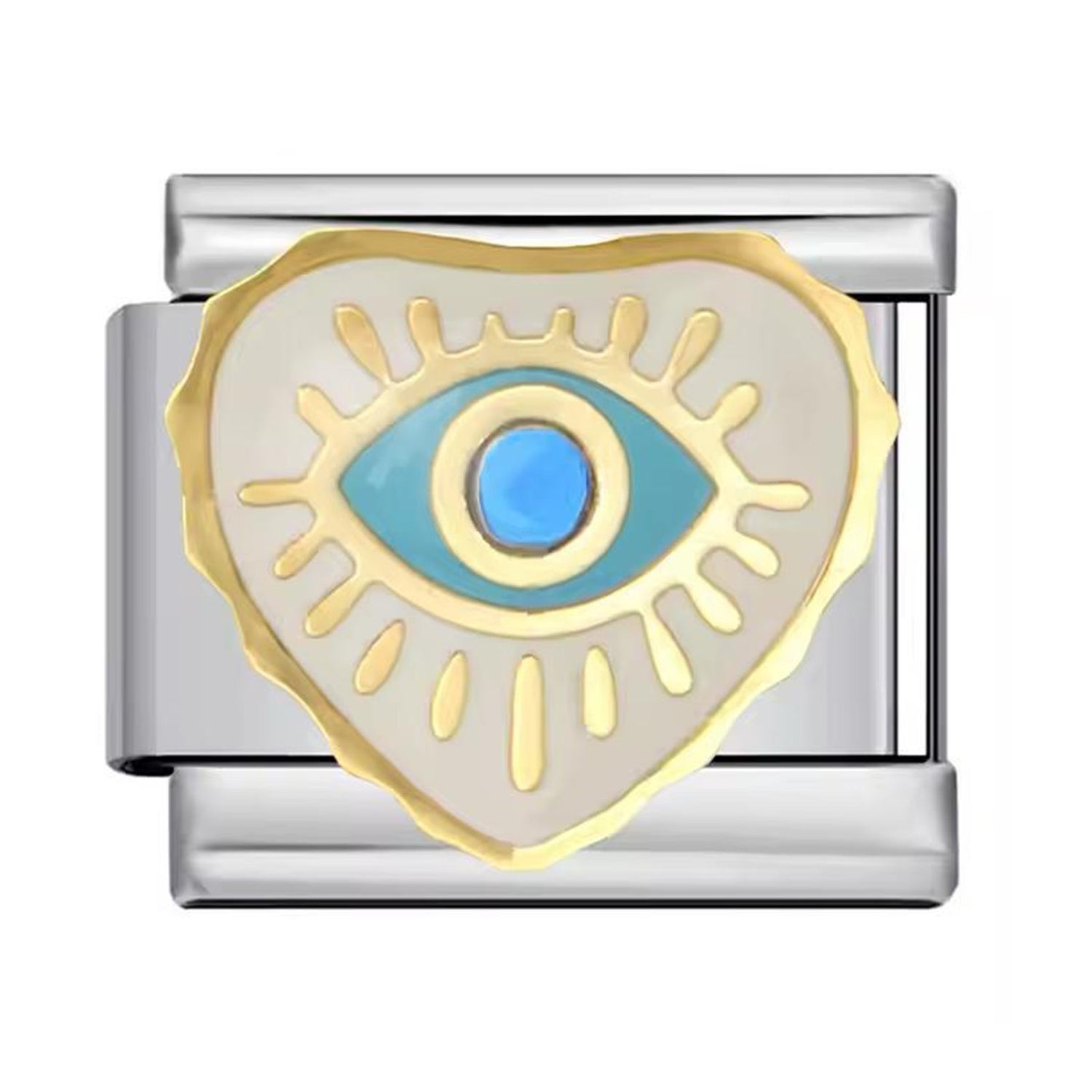 WHITE EVIL EYE